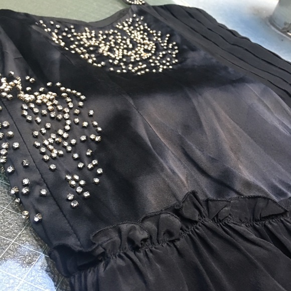 Nanette Lepore Rose Rhinestone Studded Dress - Picture 4 of 8